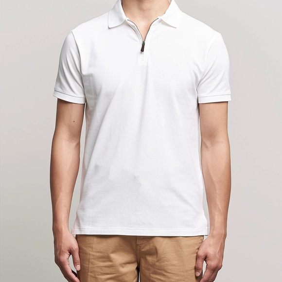 Polo Ralph Lauren Men’s Medium Custom Slim Fit Stretch Mesh 1/4 zip polo - Picture 2 of 6